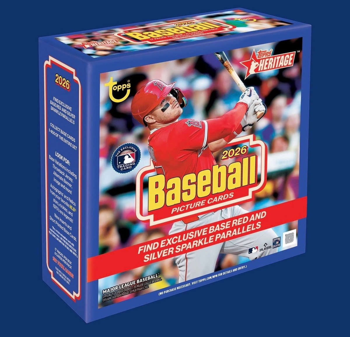 Topps Heritage Baseball Trading Card Mega Box - Rip and Ship Only