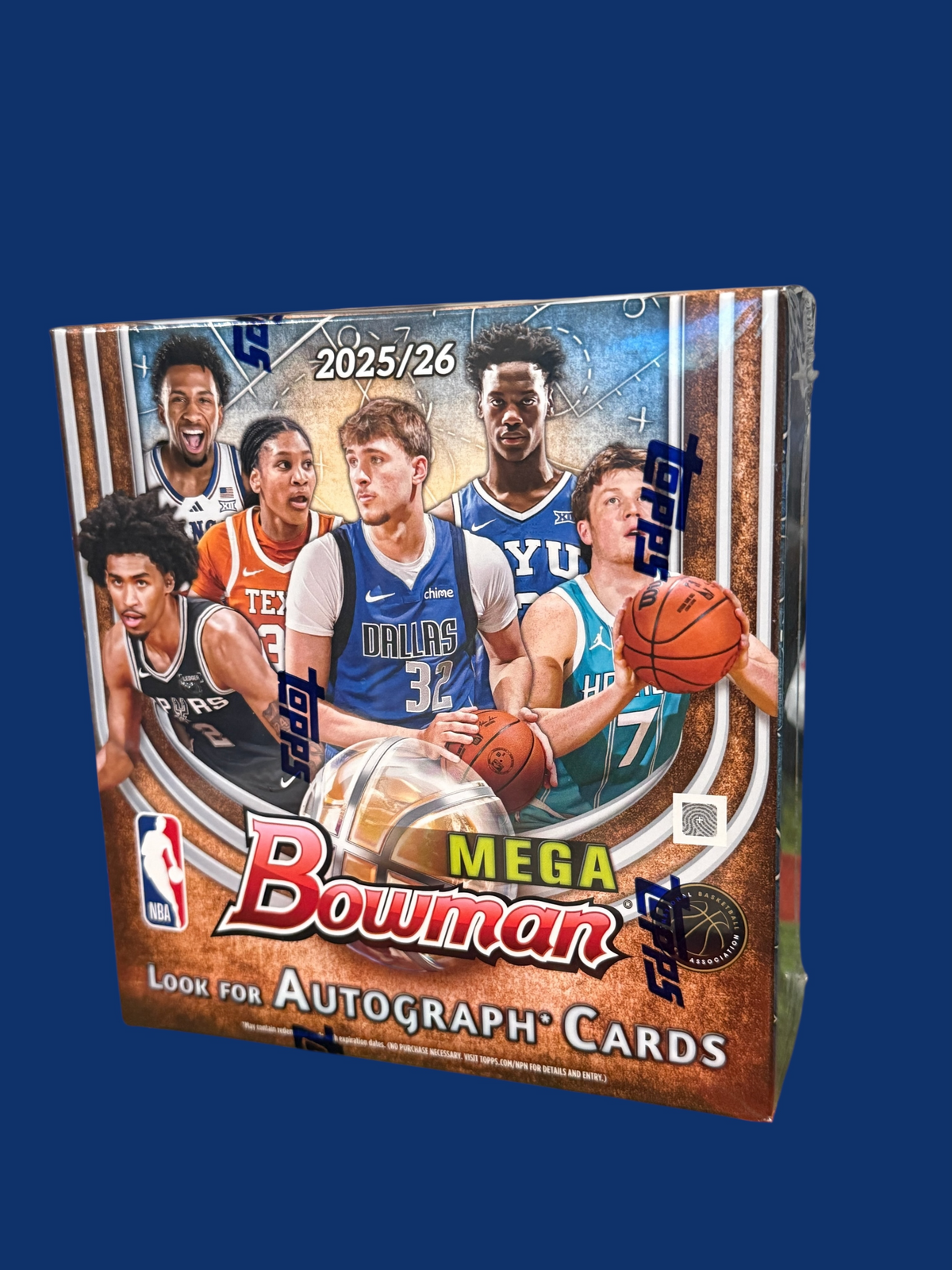 2025/26 Topps Bowman Basketball Mega Box Trading Card Collection - Rip and Ship Only