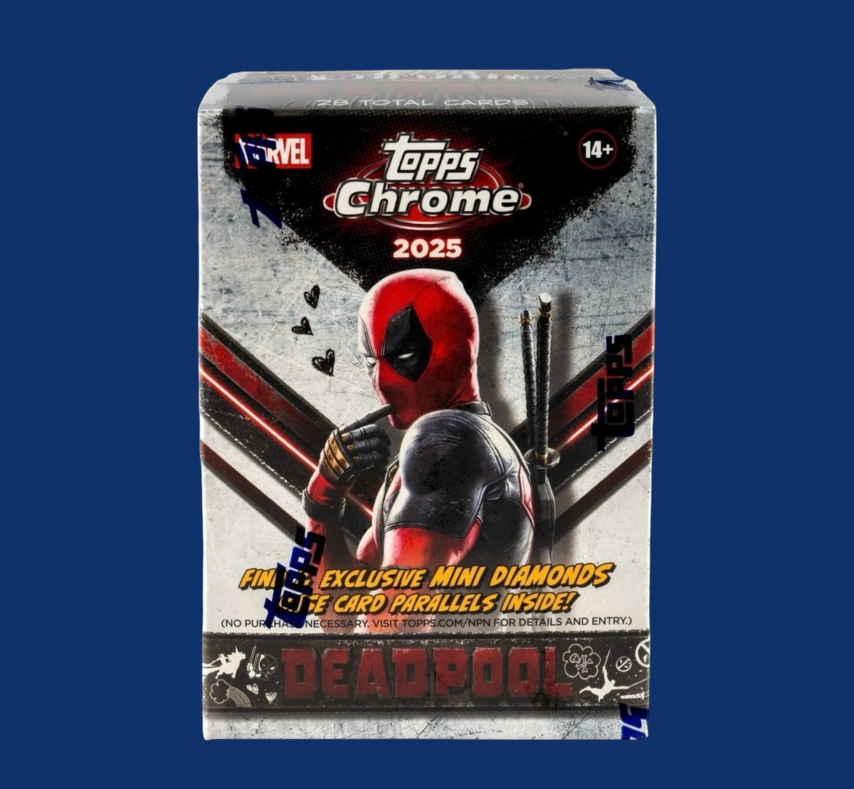 Marvel Deadpool Topps Chrome Trading Card Blaster Box - Rip and Ship Only
