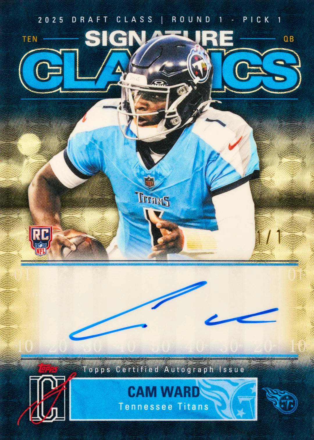 Topps Signature Class Football Trading Card Mega Box - Rip and Ship Only