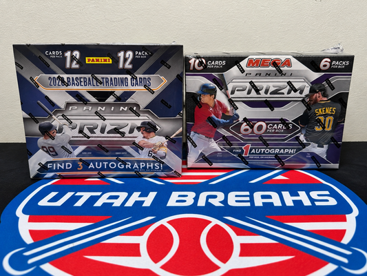 Baseball Break - 2026 Panini Prizm Hobby. 2025 Panini Prizm Mega - 4 Total Autos!!