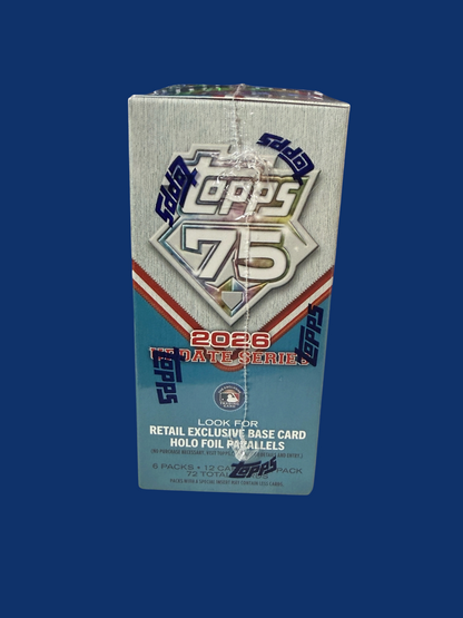 Topps 2026 Update Series Baseball Trading Card Retail Box - RIP AND SHIP ONLY