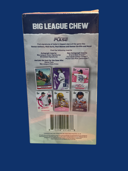 Big League Chew Baseball Trading Card Blaster Box - Rip and Ship Only