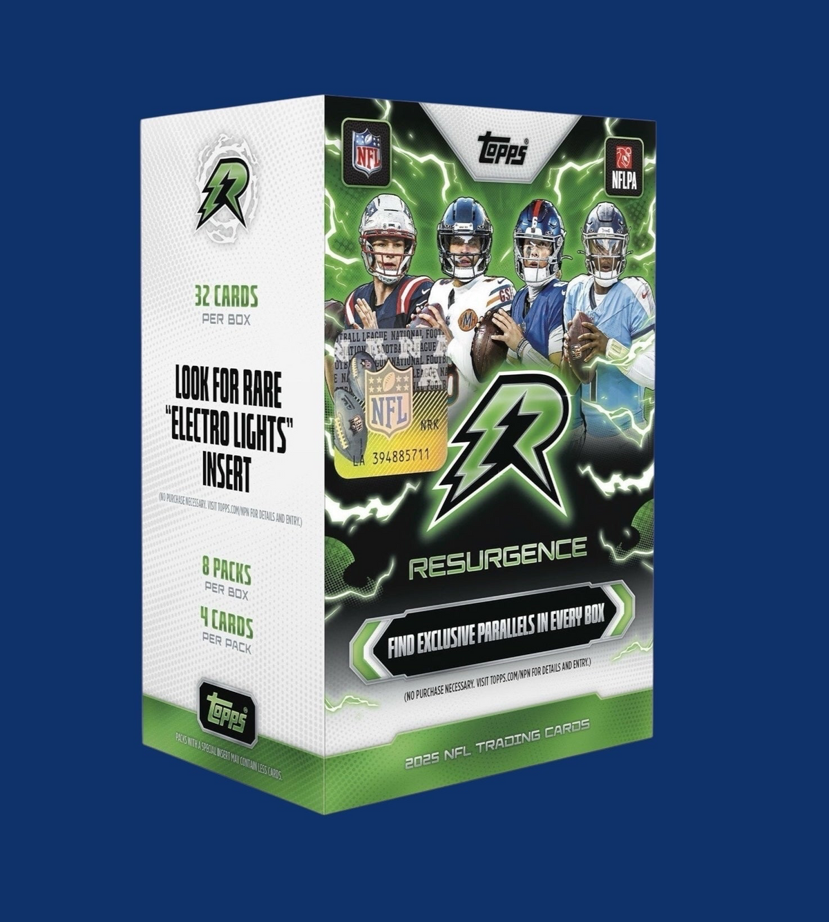 2025 Topps Resurgence Football Trading Card Blaster Box - Rip and Ship only