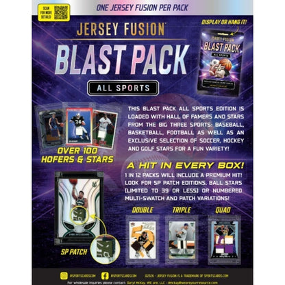 Jersey Fusion Blast Pack - All Sports - Rip and Ship only!