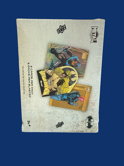 Utah Breaks Upper Deck Skybox Metal Universe Batman trading card blaster box with featured character cards